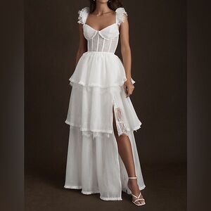 V. Chapman Jolie Dress White Size 10
